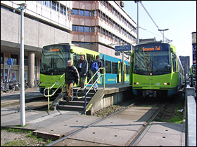 Letbanen ved Utrecht Centralstation.