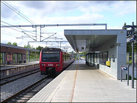 Dansh&oslash;j station under Vestbanen
Foto: Helge Bay d. 26.05.06