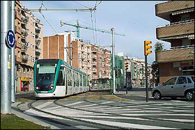 Letbanevogn i Barcelona, Spanien
Foto: Bytrafikk.no
