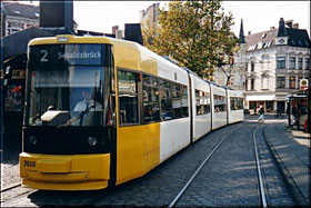 Moderne sporvogn i Bremen, Tyskland
Foto: Sporvognsrejser